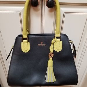 Spartina 449 Black and Green Purse